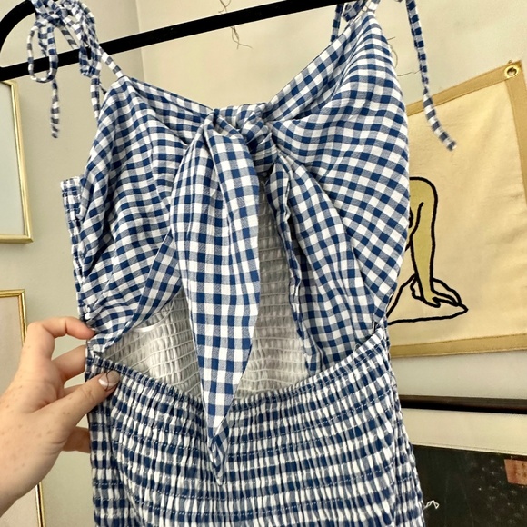 Mable Eleanor Plaid Print Dress - Size M - Picture 7 of 13